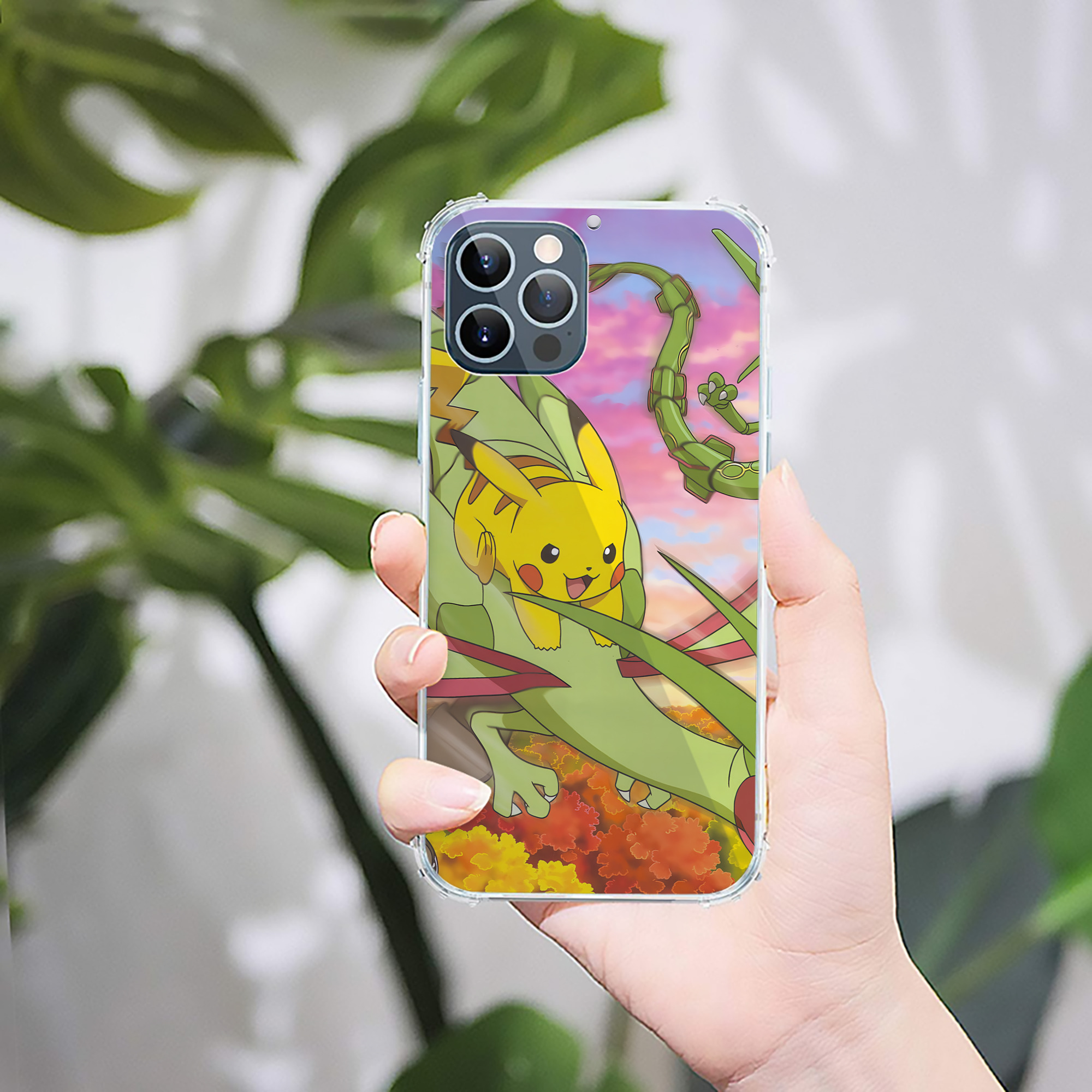（画像用） ポケットモンスター Pokémon 【iPhone 12シリーズ対応】透明スマホケース（クリアソフトケース）